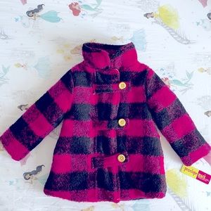 NET Penelope Mack Little Girl Plaid Coat 3T